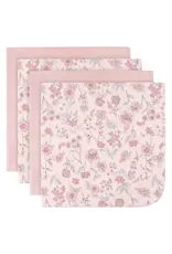 4PK Flannel Receiving Blankets - pink