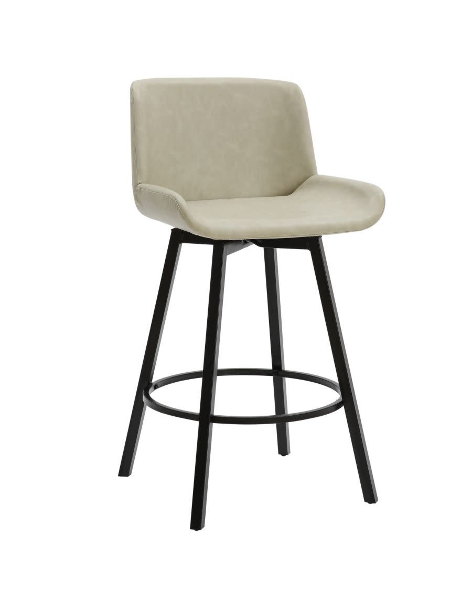 Fern Counter Swivel Stool - Ivory