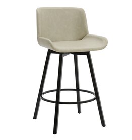Fern Counter Swivel Stool - Ivory
