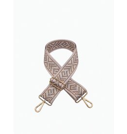 Bohemian Guitar Strap - Taupe