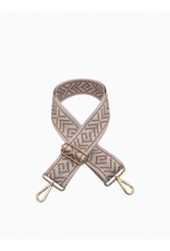 Bohemian Guitar Strap - Taupe