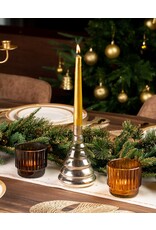 Silver Glass Tree Candleholder