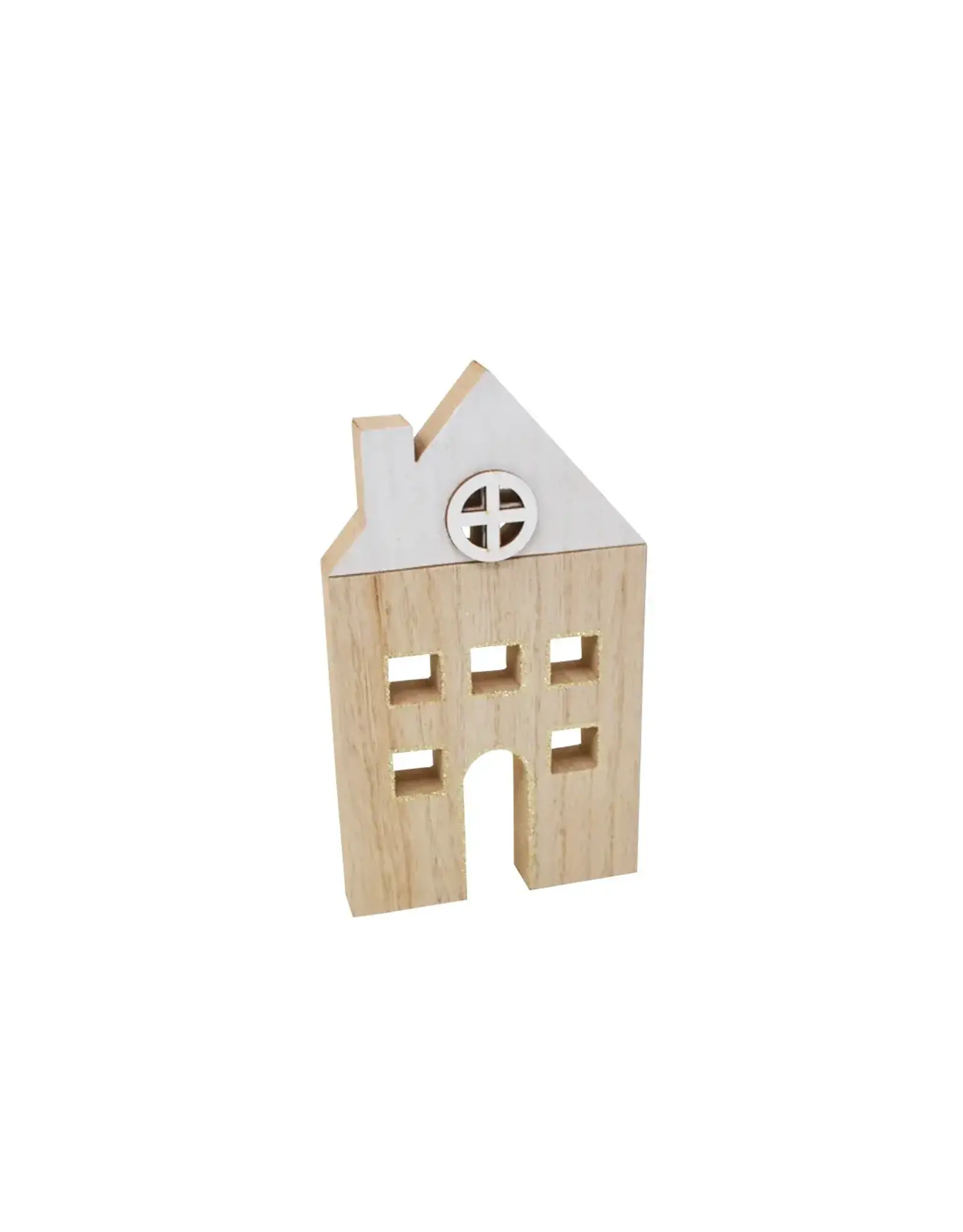 House with White Roof - large