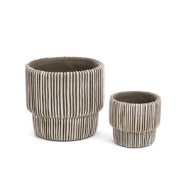 Ribbed Planter - small