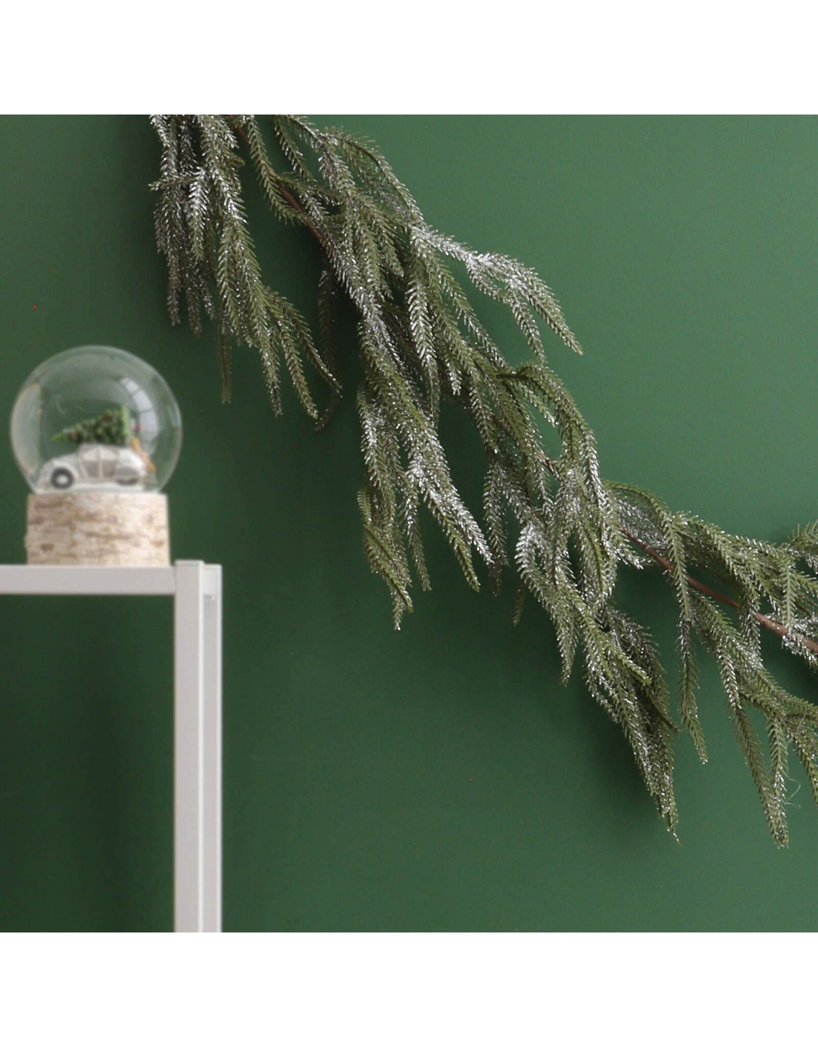Green Shimmered Garland - 72"