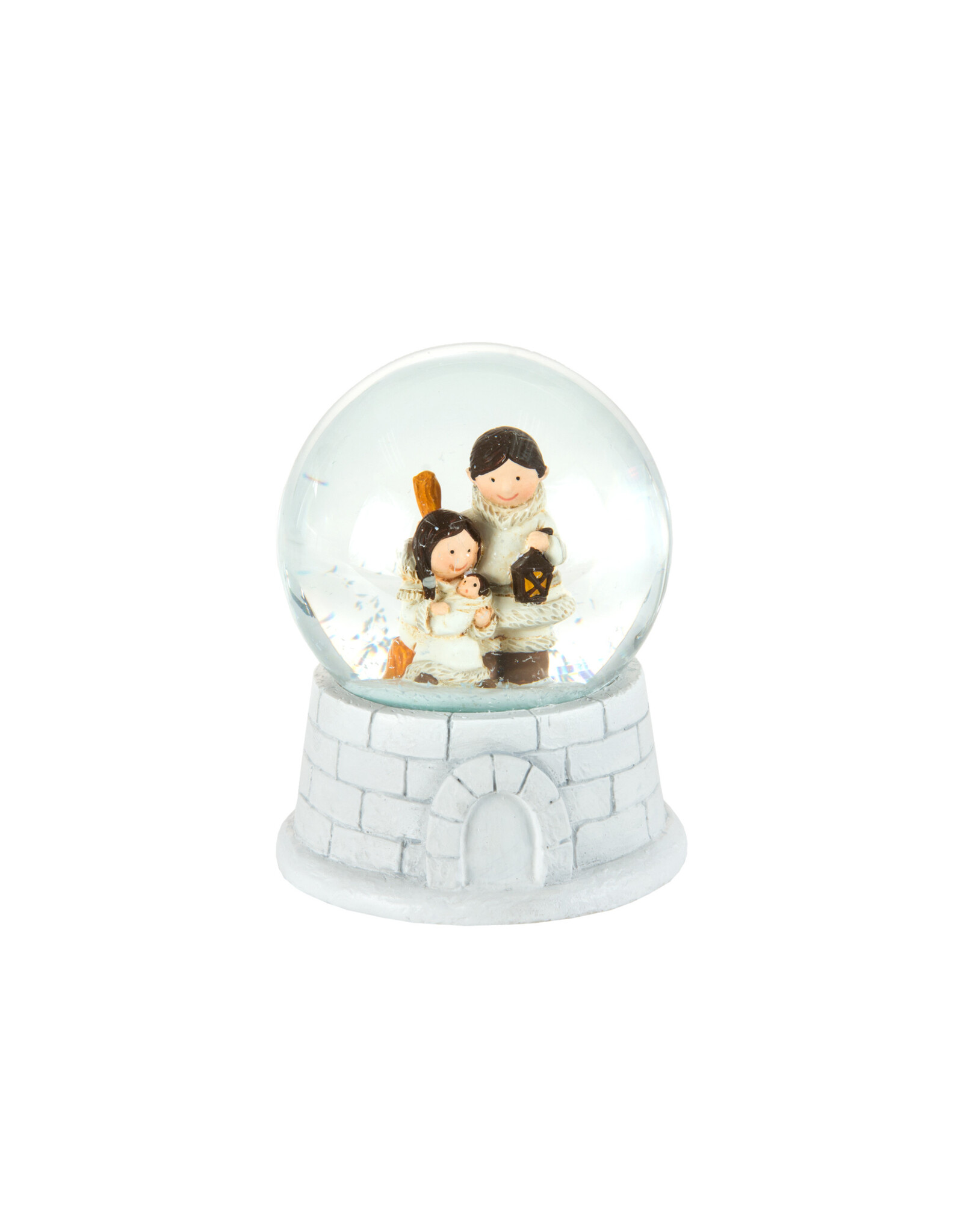 Snowglobe with Inuit Nativity