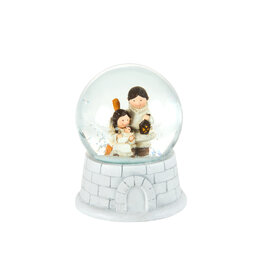 Snowglobe with Inuit Nativity