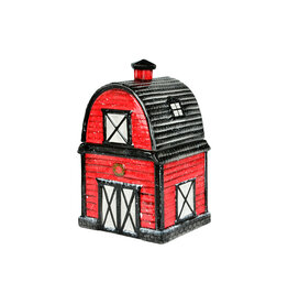 Red Barn Cookie Jar