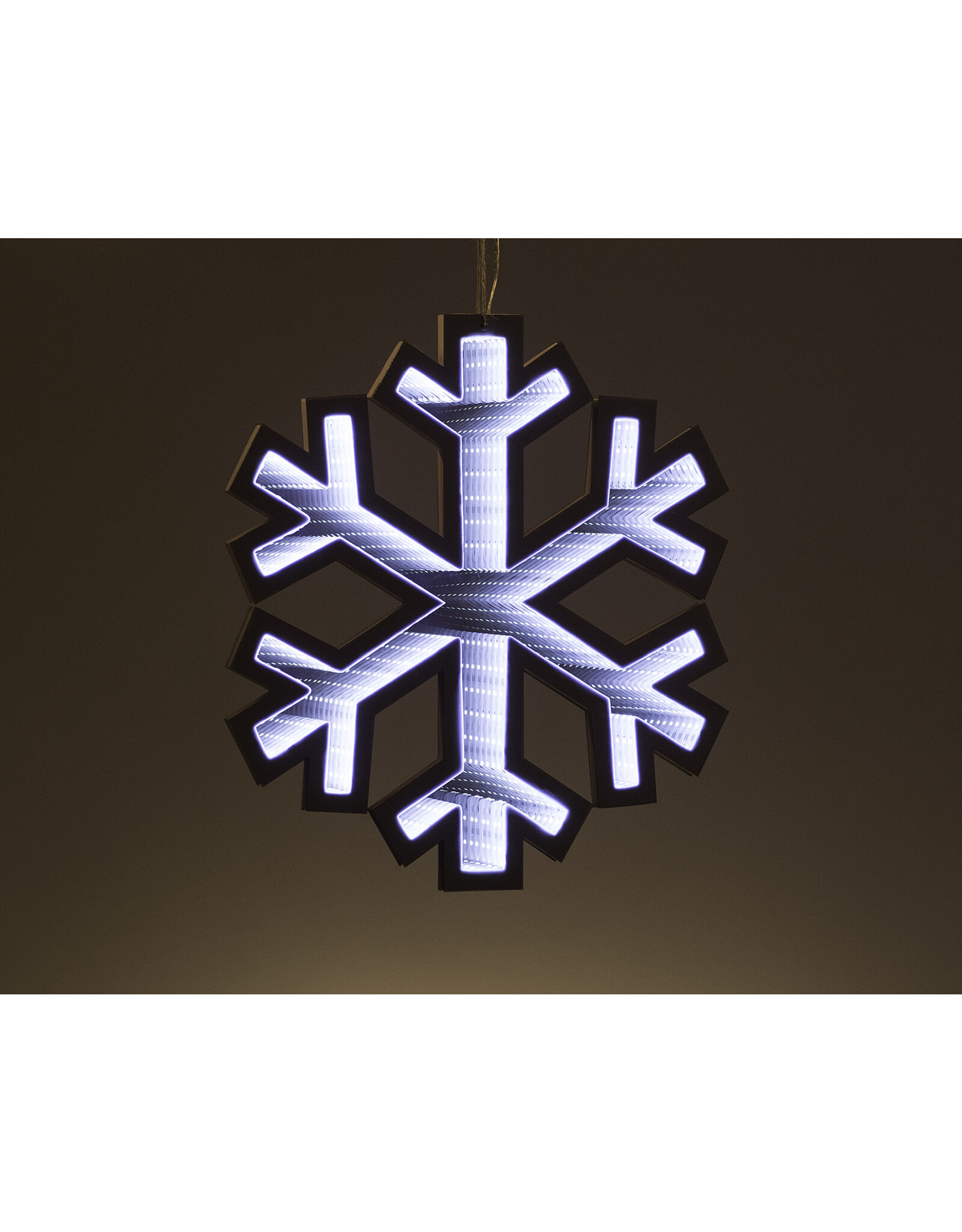 Snowflake with Infinity lights