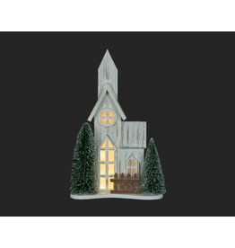 Country Church with LED lights