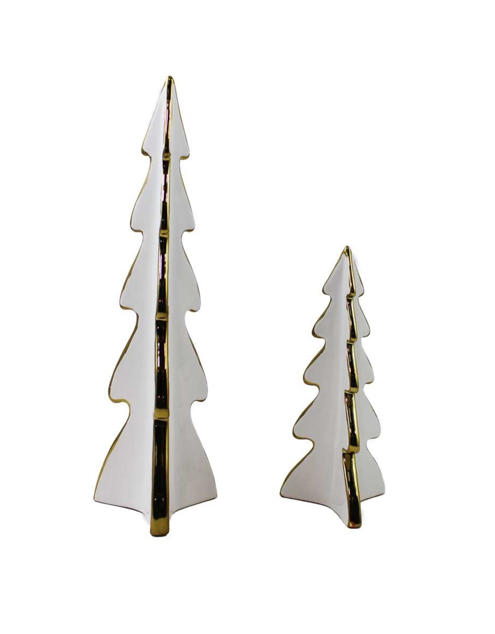 White/Gold Ceramic Tree - small