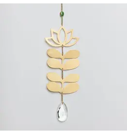 Suncatcher - Lotus/African Turquoise