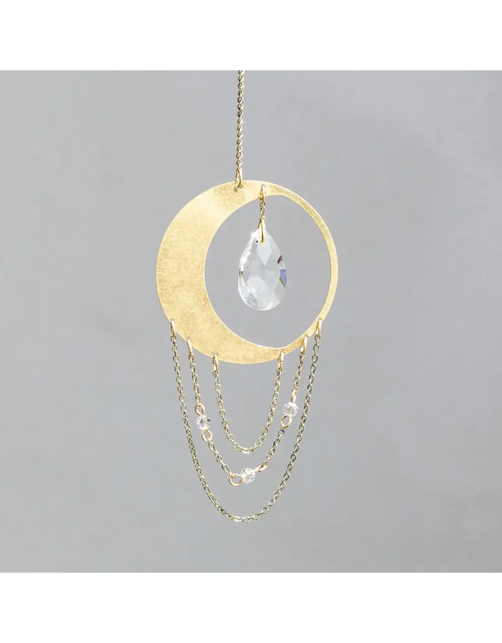 Mini Suncatcher - Crescent Moon/Balance