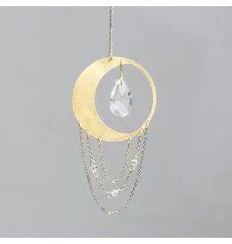 Mini Suncatcher - Crescent Moon/Balance