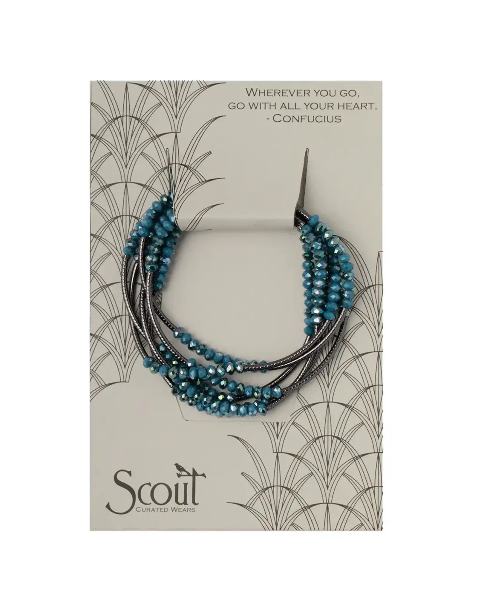 Scout Wrap  - Peacock/Hematite