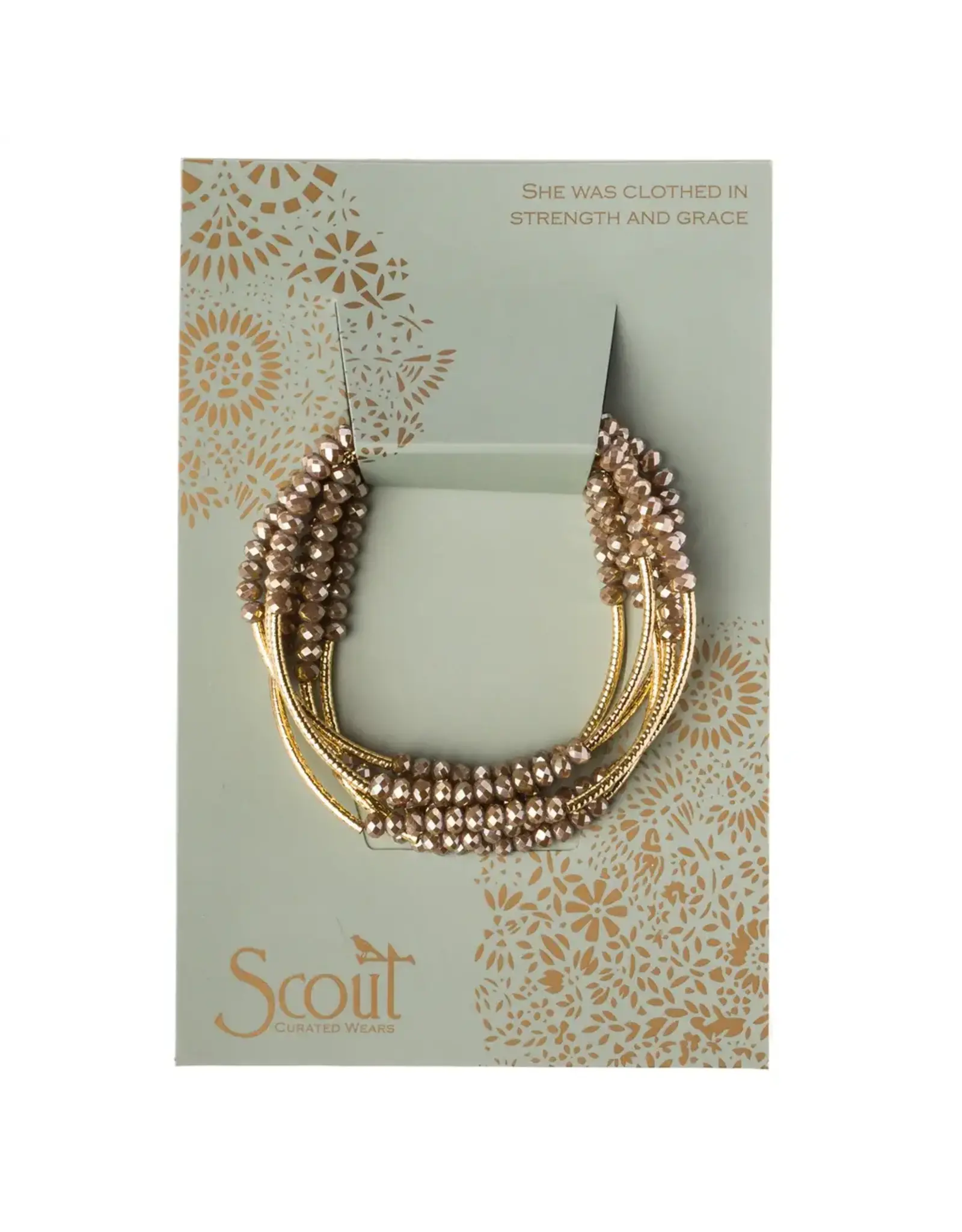 Scout Wrap - Oyster/Gold