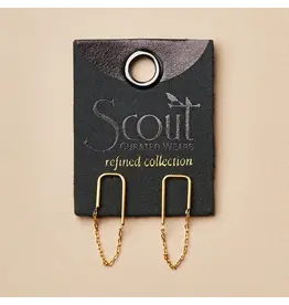 Refined Earring Collection - Filament Stud, Gold Vermeil