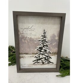 Framed Art - Be Joyful in Hope