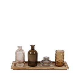 Glass Jar Set  (4 pieces)