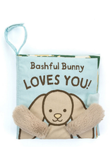 Jellycat Bashful Bunny Loves You - book