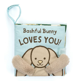 Jellycat Bashful Bunny Loves You - book