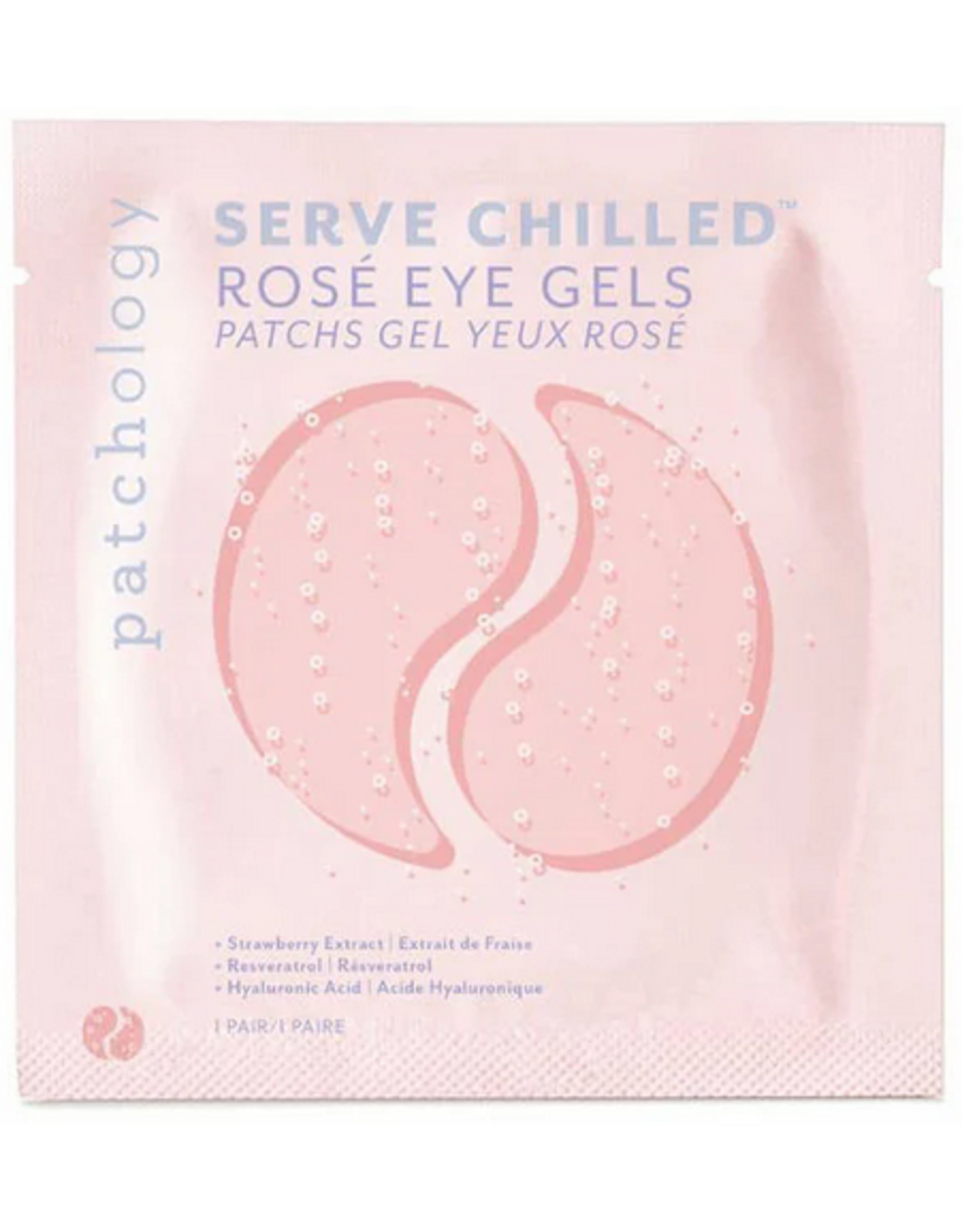 Serve Chilled Rosé Eye Gel - 1 pair