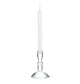 Green Glass Taper Candle Holder