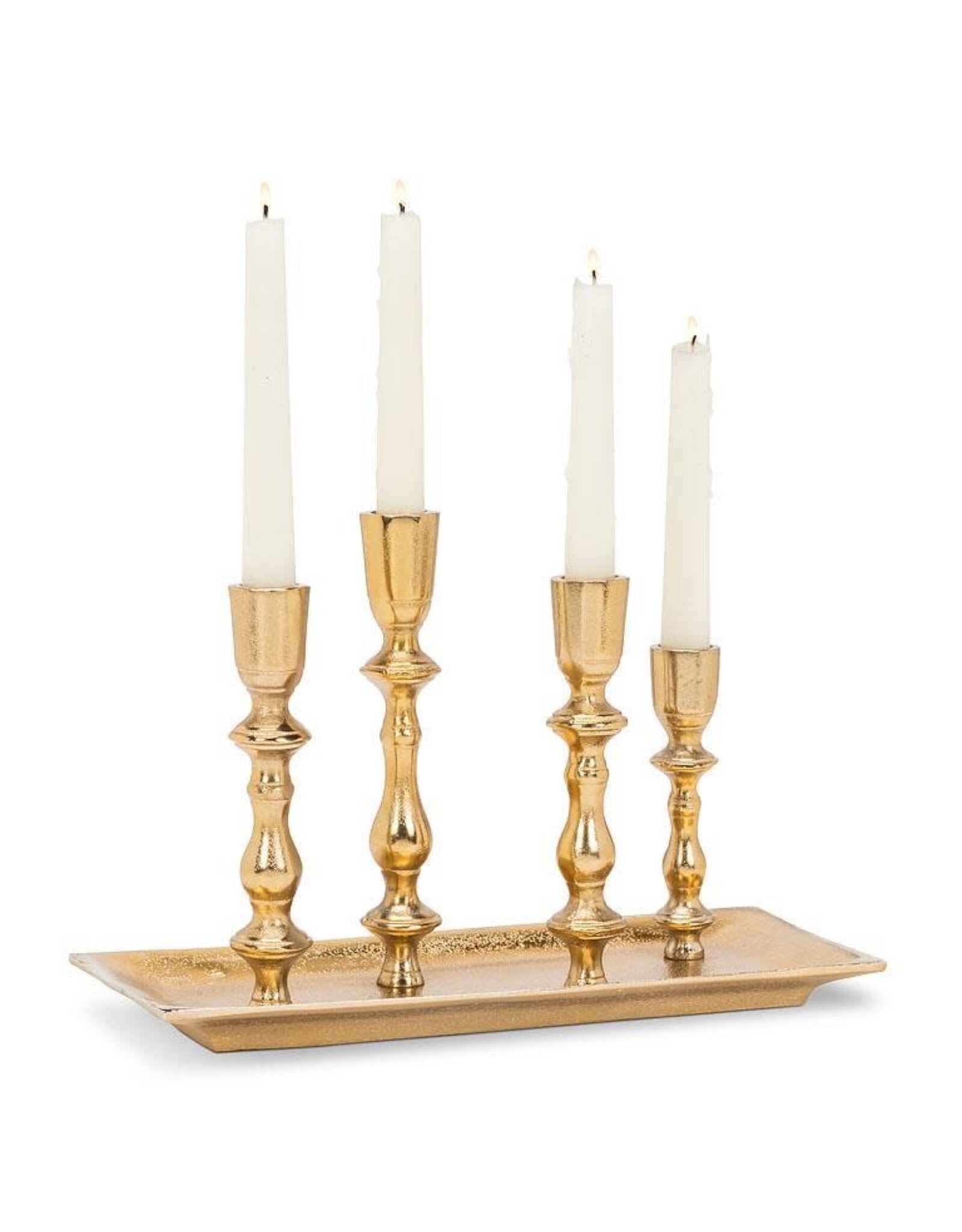 Rectangle  Tray Taper Candle Holder
