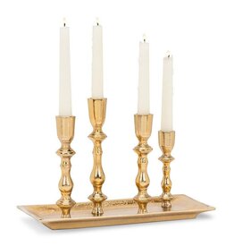 Rectangle  Tray Taper Candle Holder