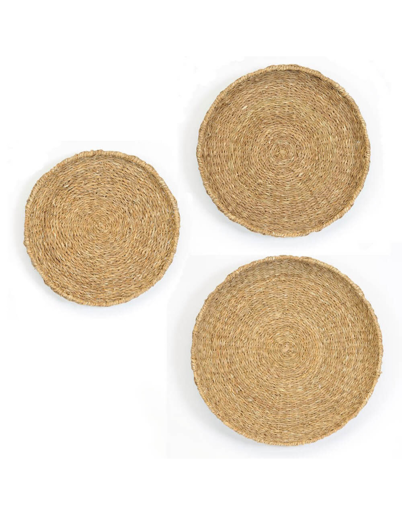 Round Seagrass Tray - large