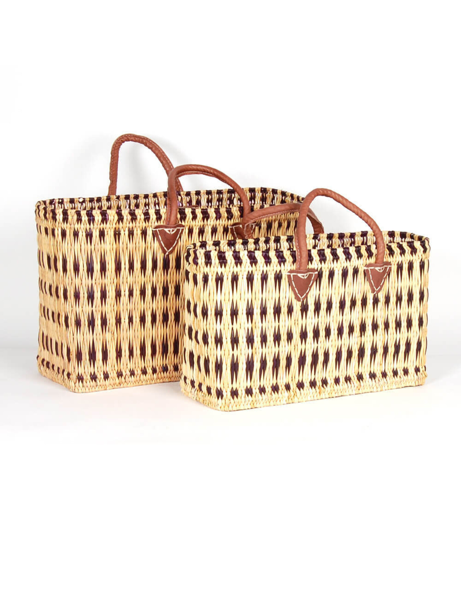 Basketweave Tote Bag - large