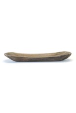 Wooden Oval Bowl