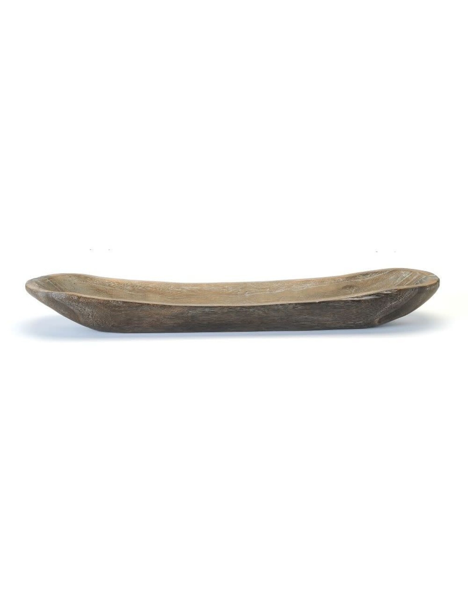 Wooden Oval Bowl