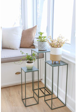 Tall Green Metal Plant Stand - small