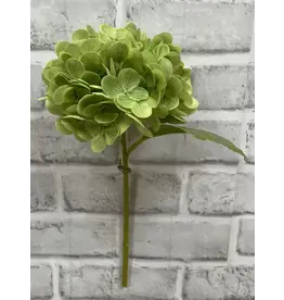 12" Fresh Touch Hydrangea Stem - Green