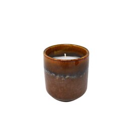Brown Ceramic Candle