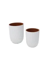 Curved Ridge Pot - small
