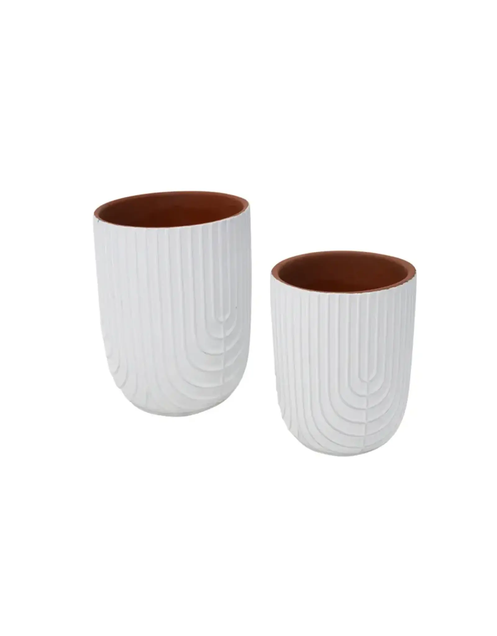 Curved Ridge Pot - small