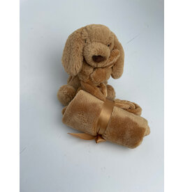 Jellycat Bashful Toffee Puppy Soother