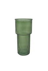 Green Glass Vase