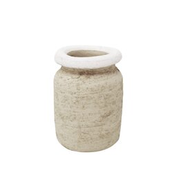 Rustic Milk Jug Vase