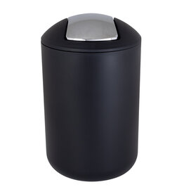 Flip Waste Basket - black