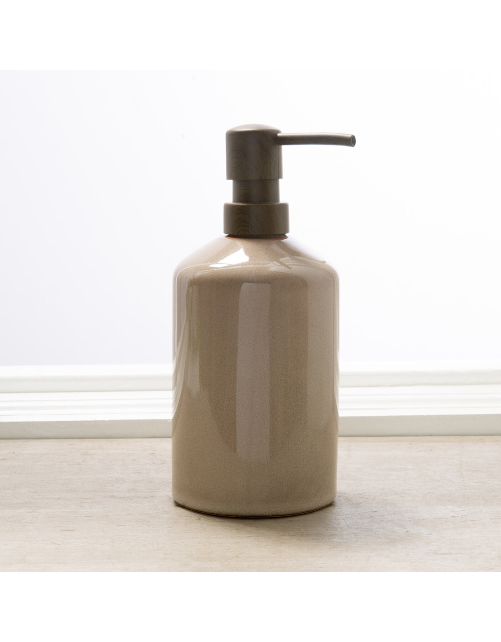 Taupe Soap Dispenser