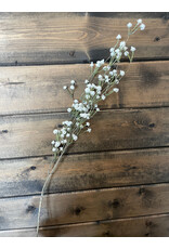 35" White Baby's Breath Spray