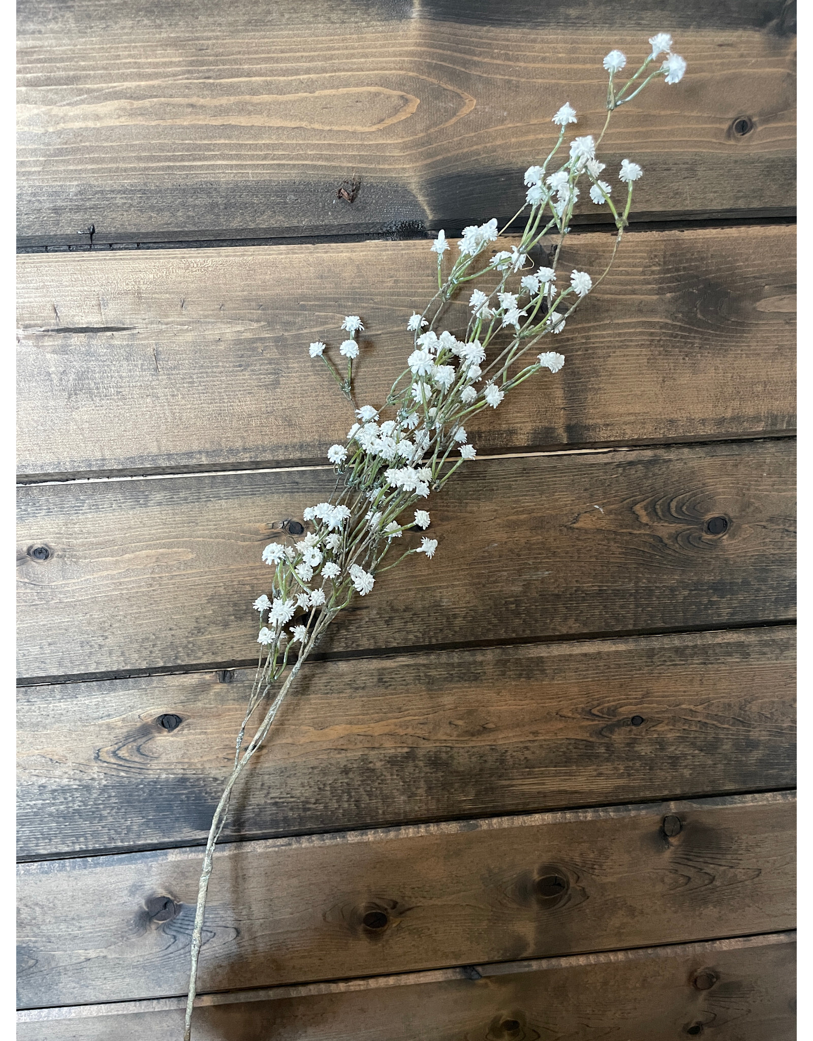 35" White Baby's Breath Spray