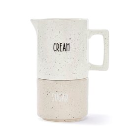 Stackable Cream & Sugar Set