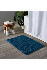 Chunky Puff Bath Mat - blue