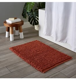 Chunky Puff Bath Mat - terracotta