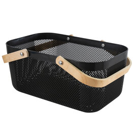 Black Plexus Basket - large