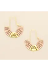 Chromaolor U-hoop Earrings - Blush/Gold